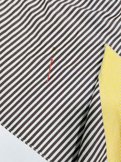 PORTS 1961 Brown & White Striped Size US 8 Short Dress