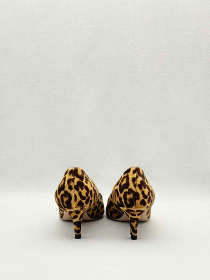 GIANVITO ROSSI Brown & Beige Size EU 35.5 Pumps