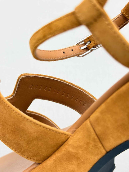 HERMES Jam 30 Natural Size EU 37 Wedges