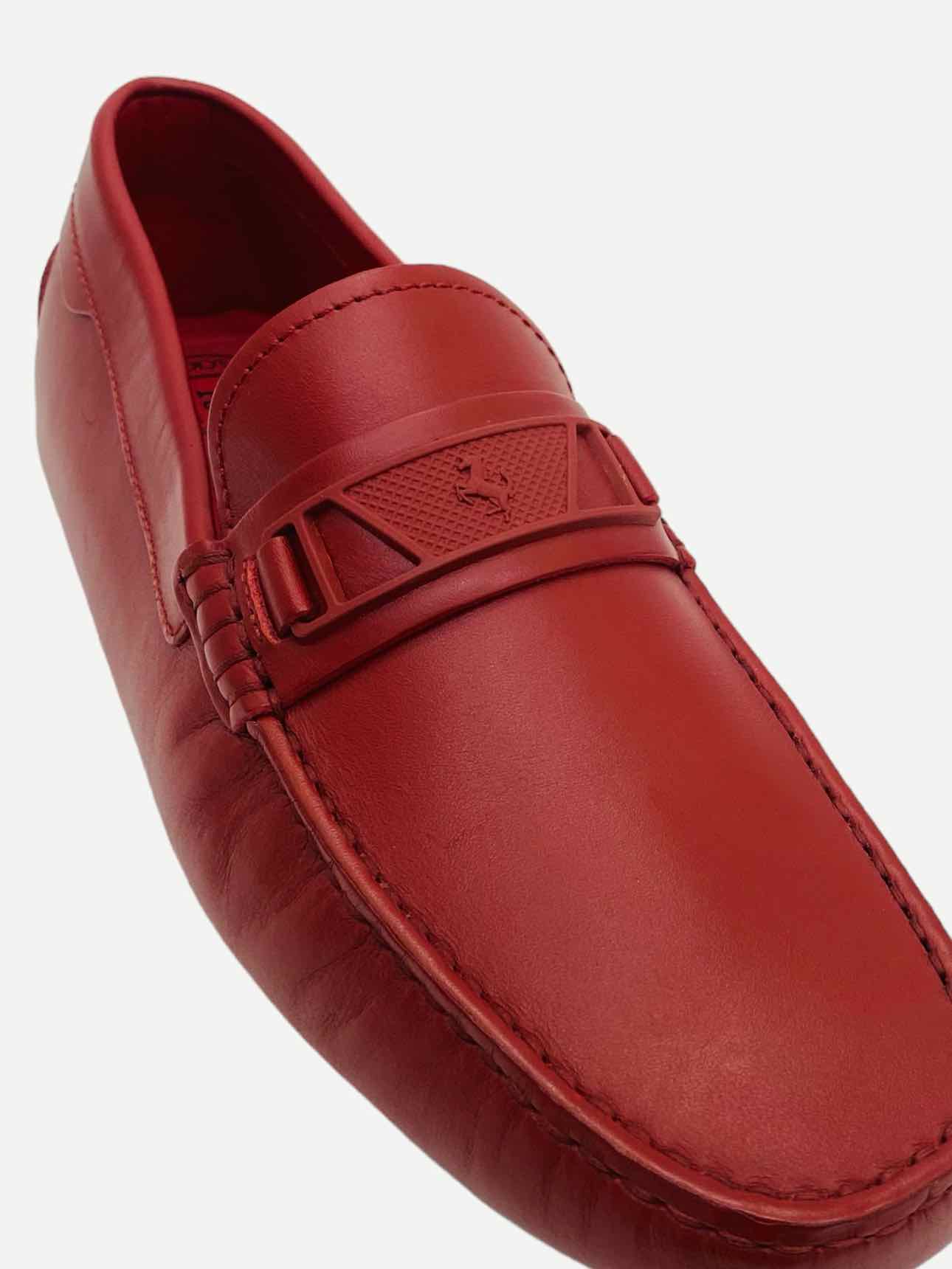 TOD'S Driving Red Loafers 41