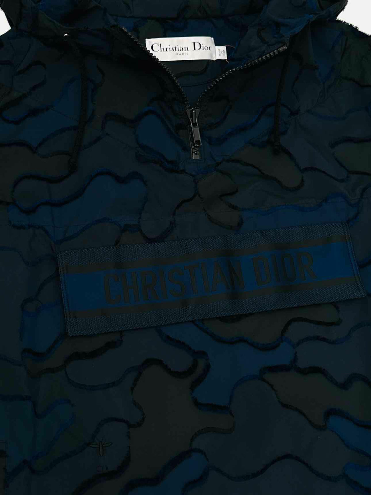 CHRISTIAN DIOR Hoodie Navy Blue Size XSmall Jacket