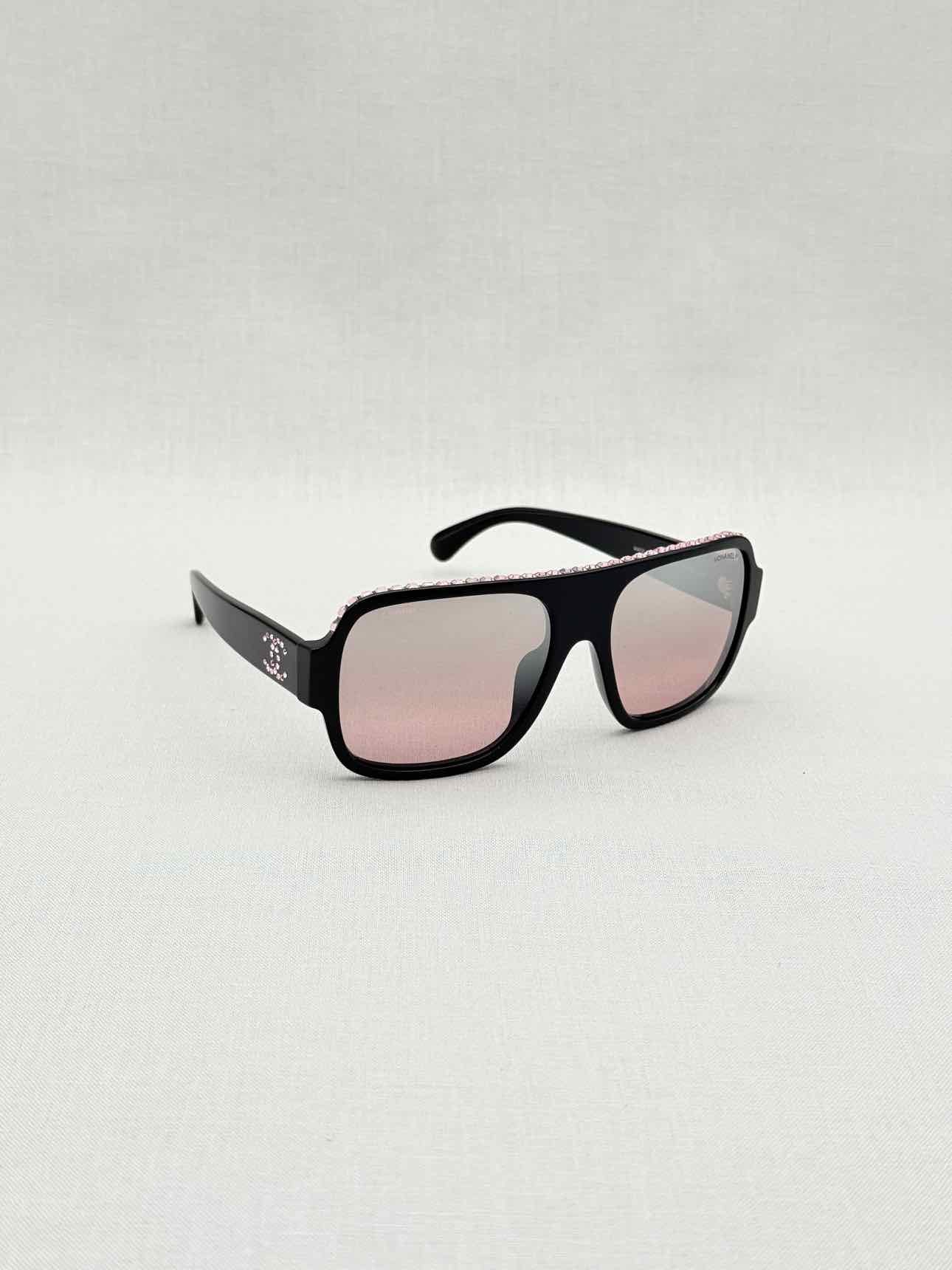 CHANEL Black Sunglasses