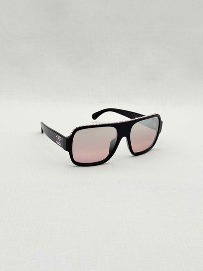 CHANEL Black Sunglasses