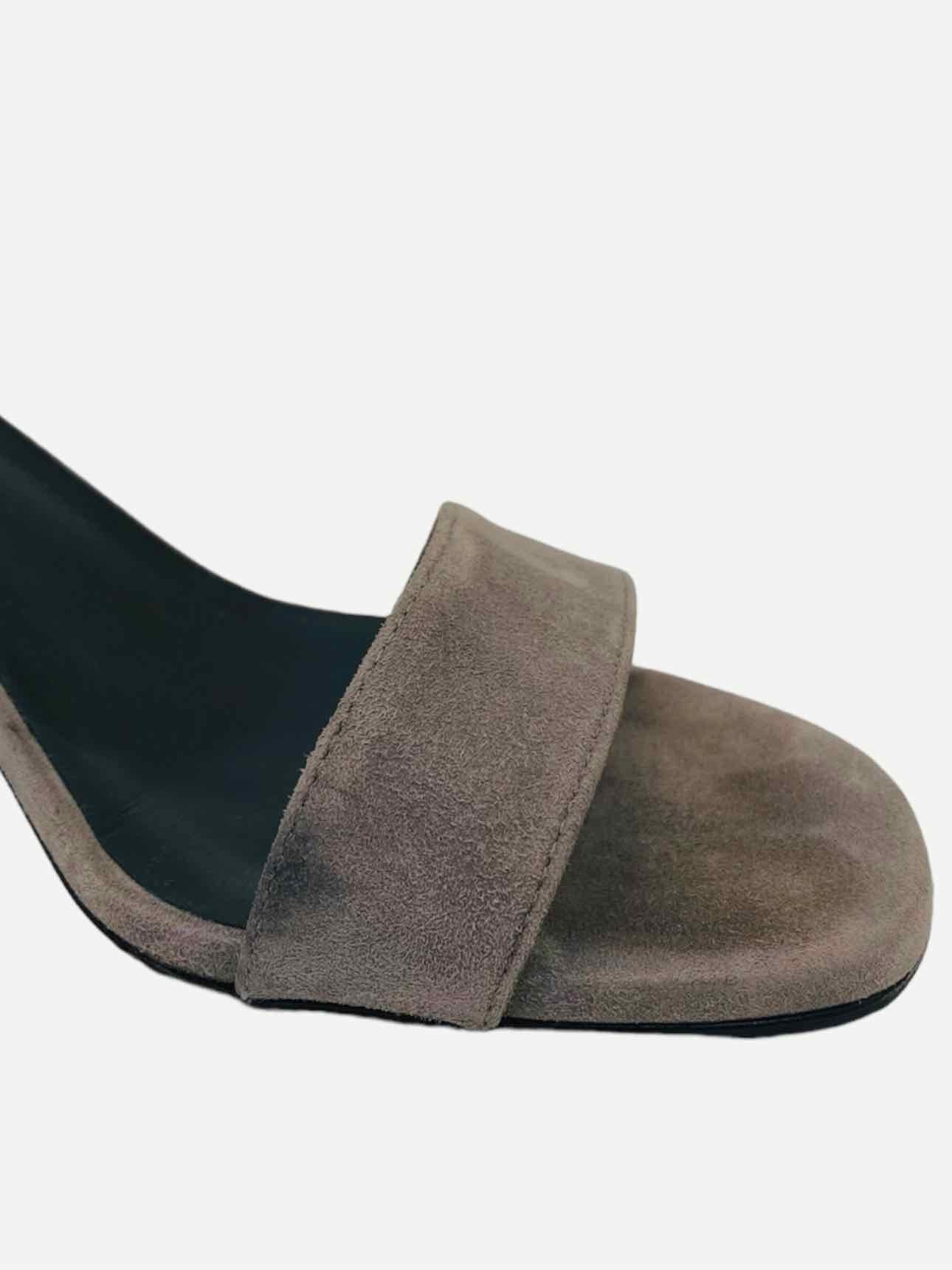 SAINT LAURENT Grey Size EU 35 Heeled Sandals