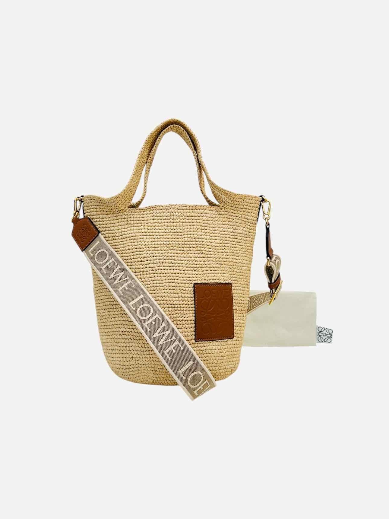 LOEWE Slit Tan Tote Bag