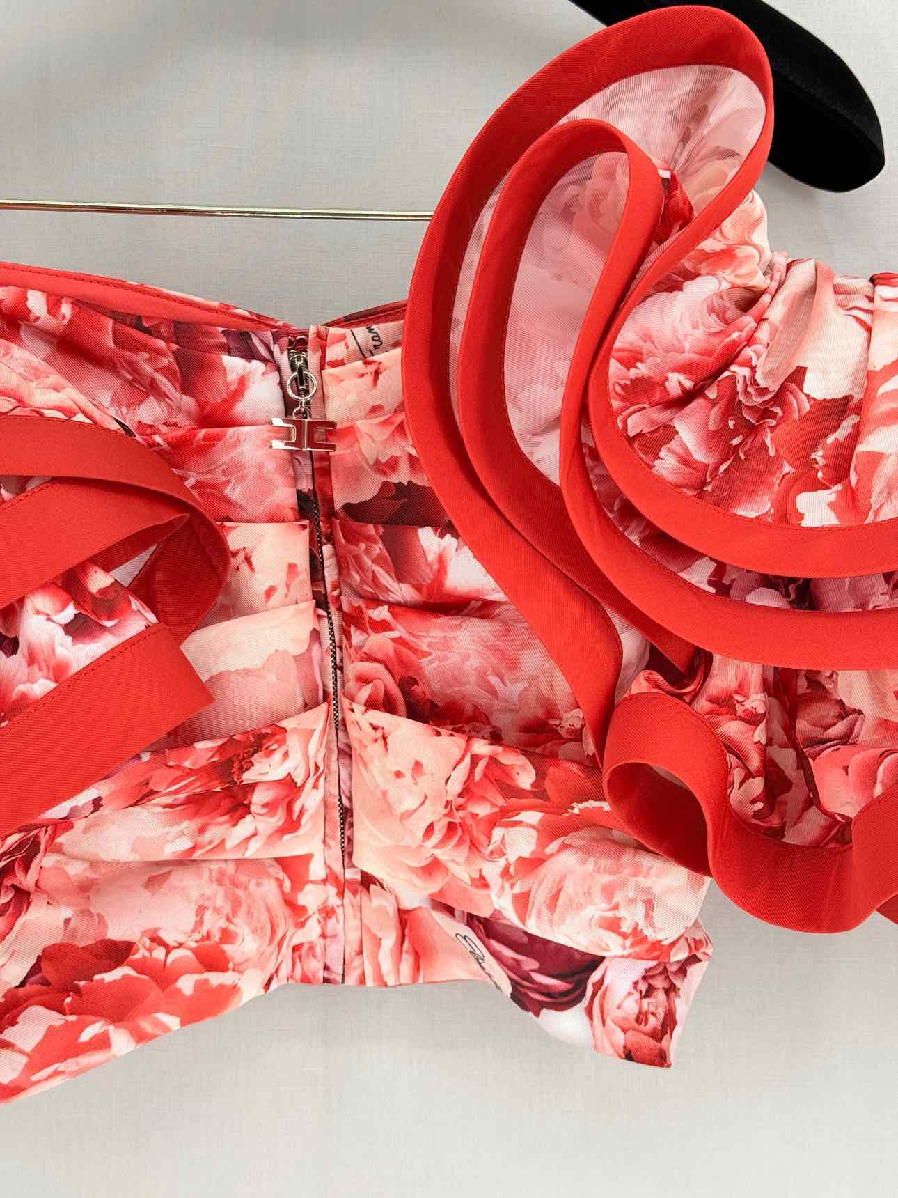 ELISABETTA FRANCHI Red & White Size US 6 Outfit Set