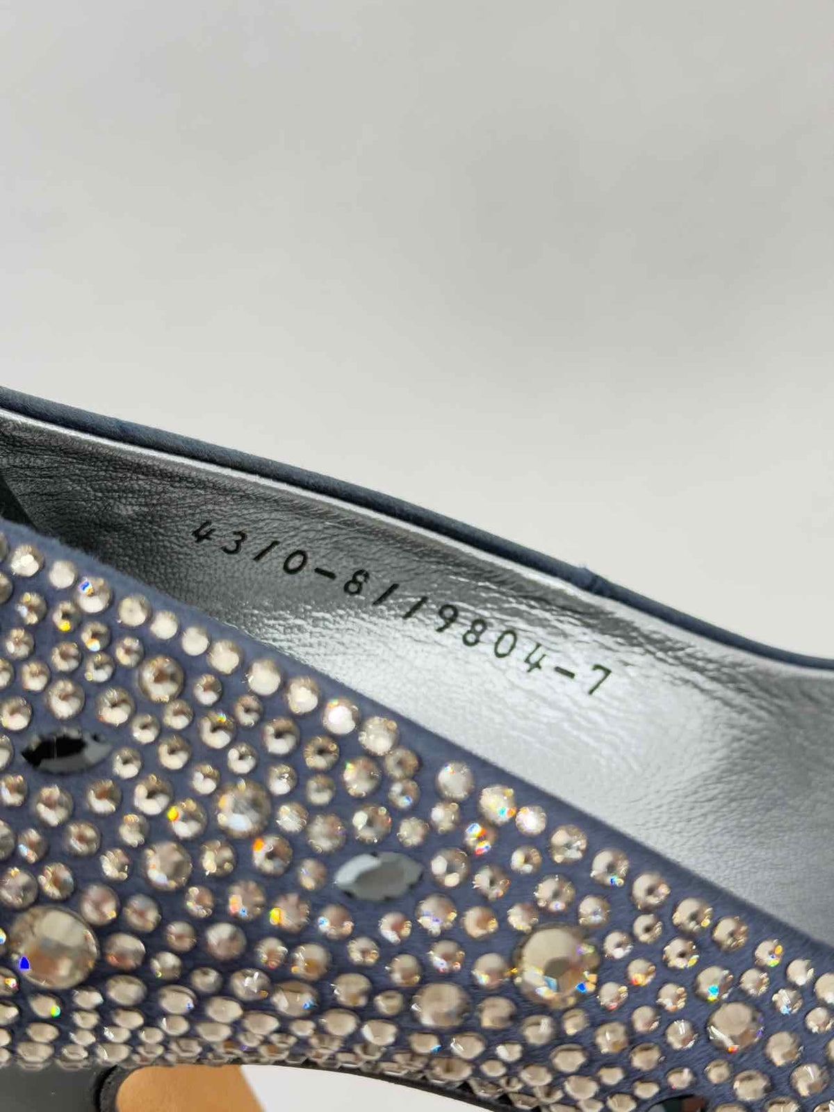 GINA Black Swarovski Embellished Size EU 40 Pumps