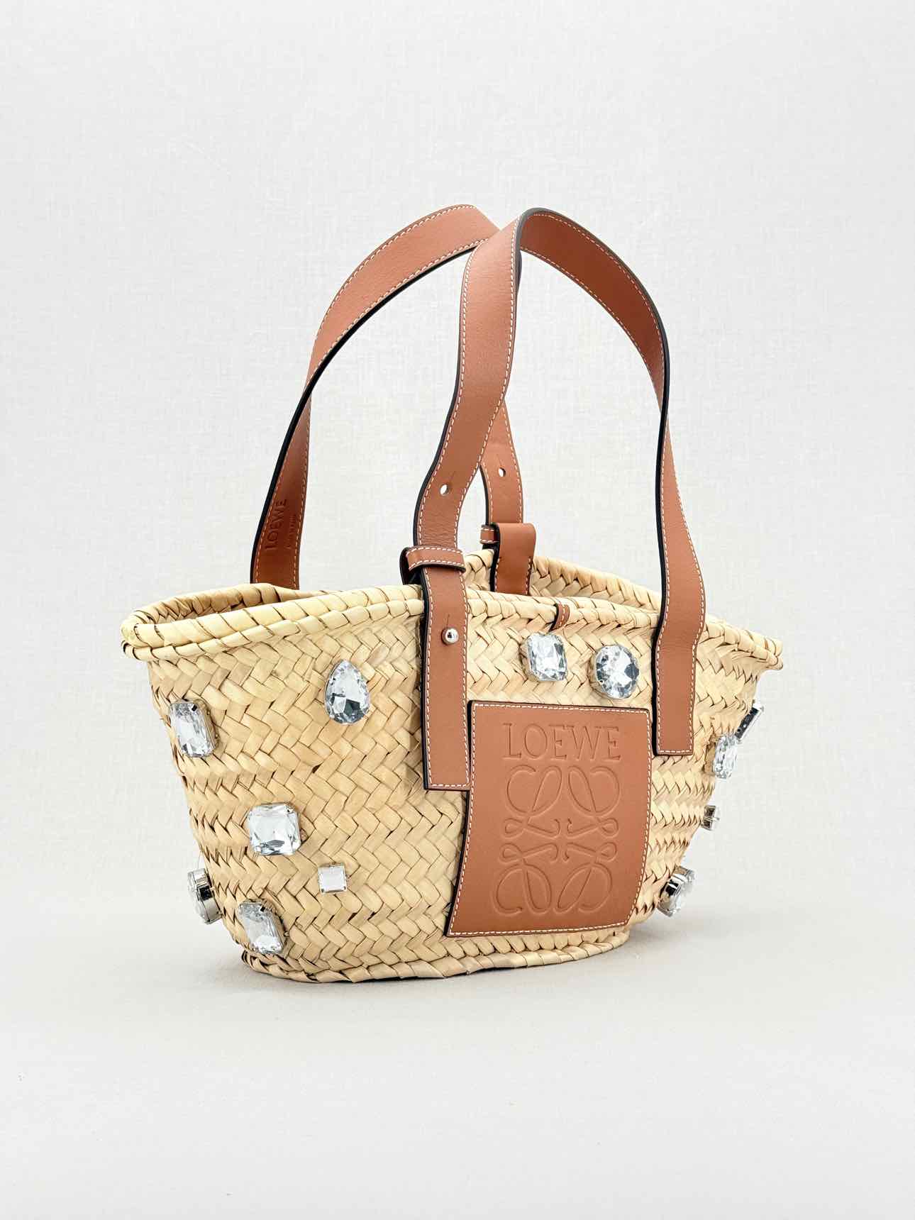 LOEWE Basket Stones Natural Tan Tote Bag