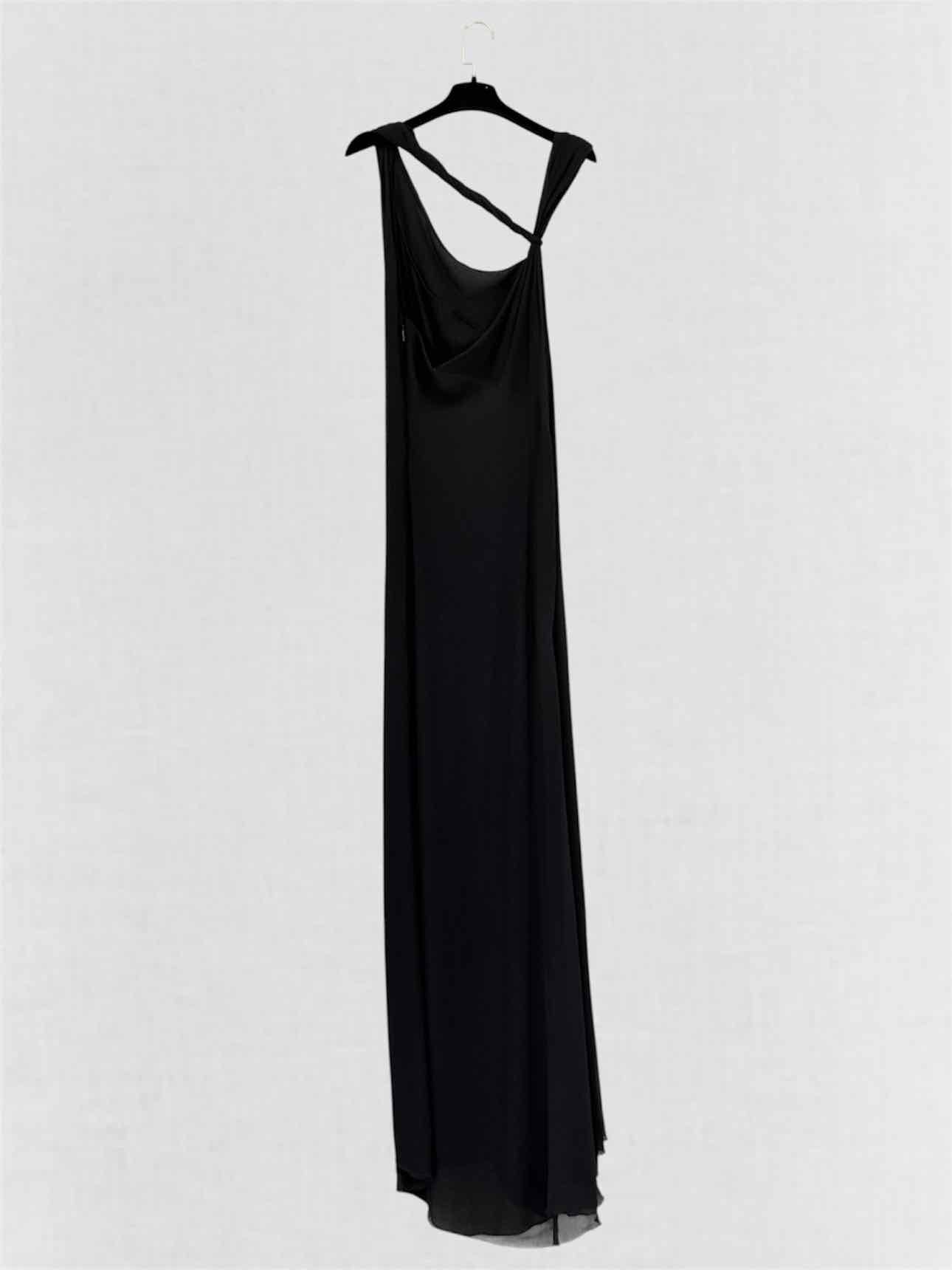 GIANNI VERSACE Black Size US 4 Long Dress