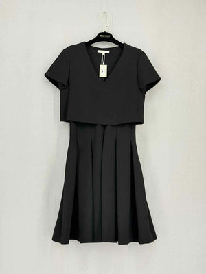 MAJE Black Size Medium Knee Length Dress