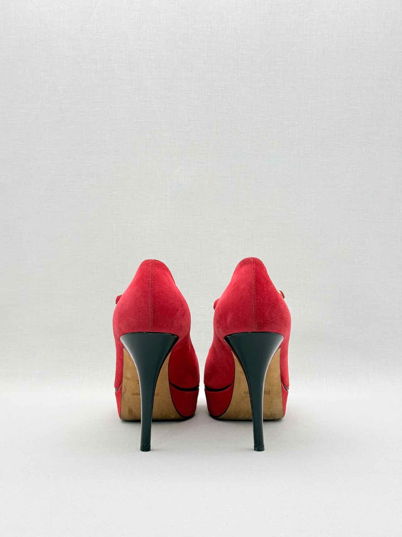 YSL Red Size EU 40 Mary Janes
