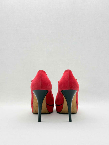 YSL Red Size EU 40 Mary Janes