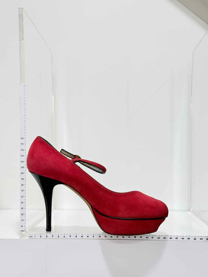 YSL Red Size EU 40 Mary Janes