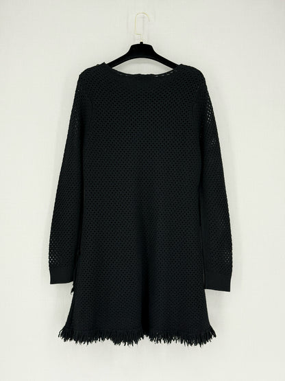 RED VALENTINO Black Size Large Short Dress