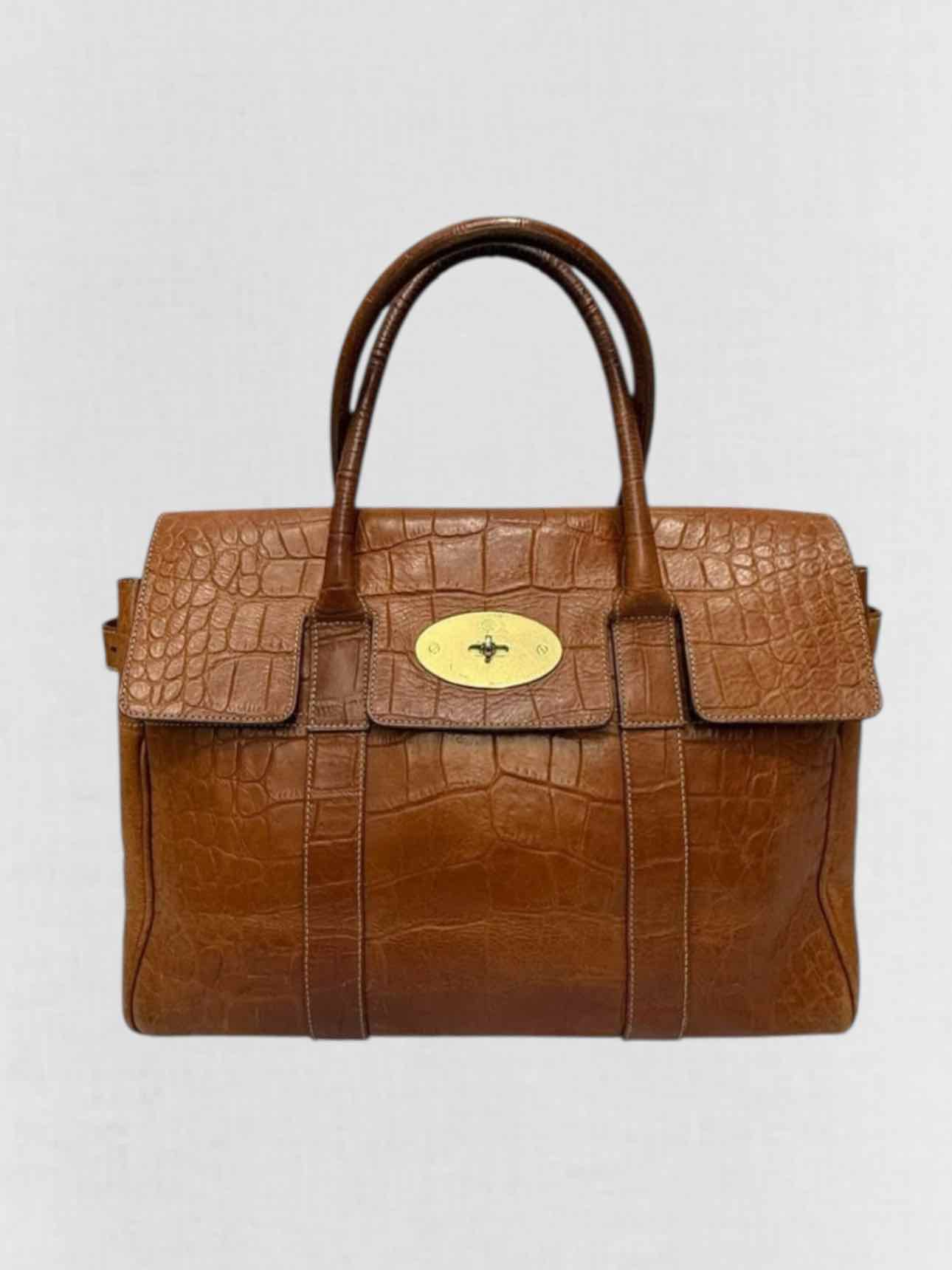 MULBERRY Bayswater Brown Top Handle