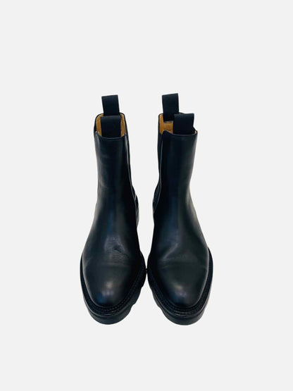 ALEXANDER WANG Andy Chelsea Black Ankle Boots 35