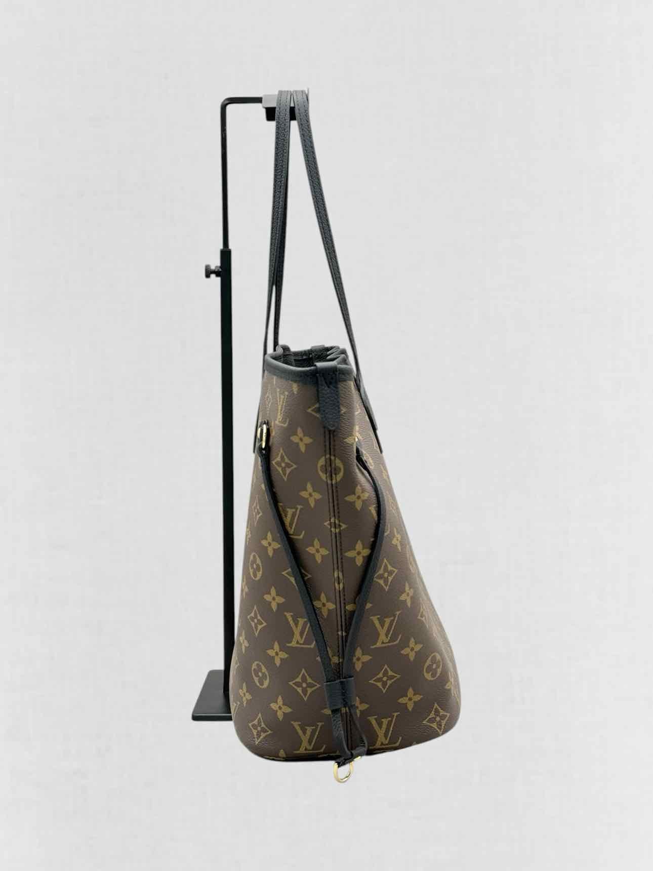 LOUIS VUITTON Brown & Black Monogram Tote Bag