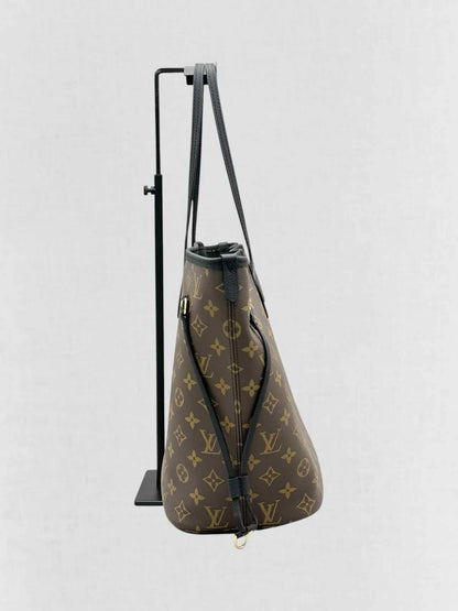 LOUIS VUITTON Brown & Black Monogram Tote Bag