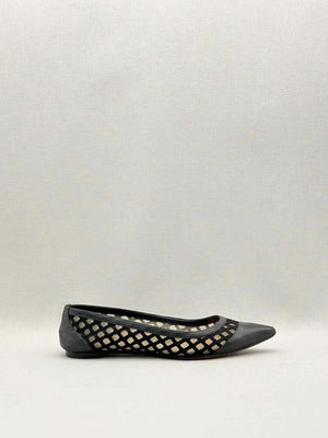 CHRISTIAN LOUBOUTIN Black Size EU 39 Ballet Flats