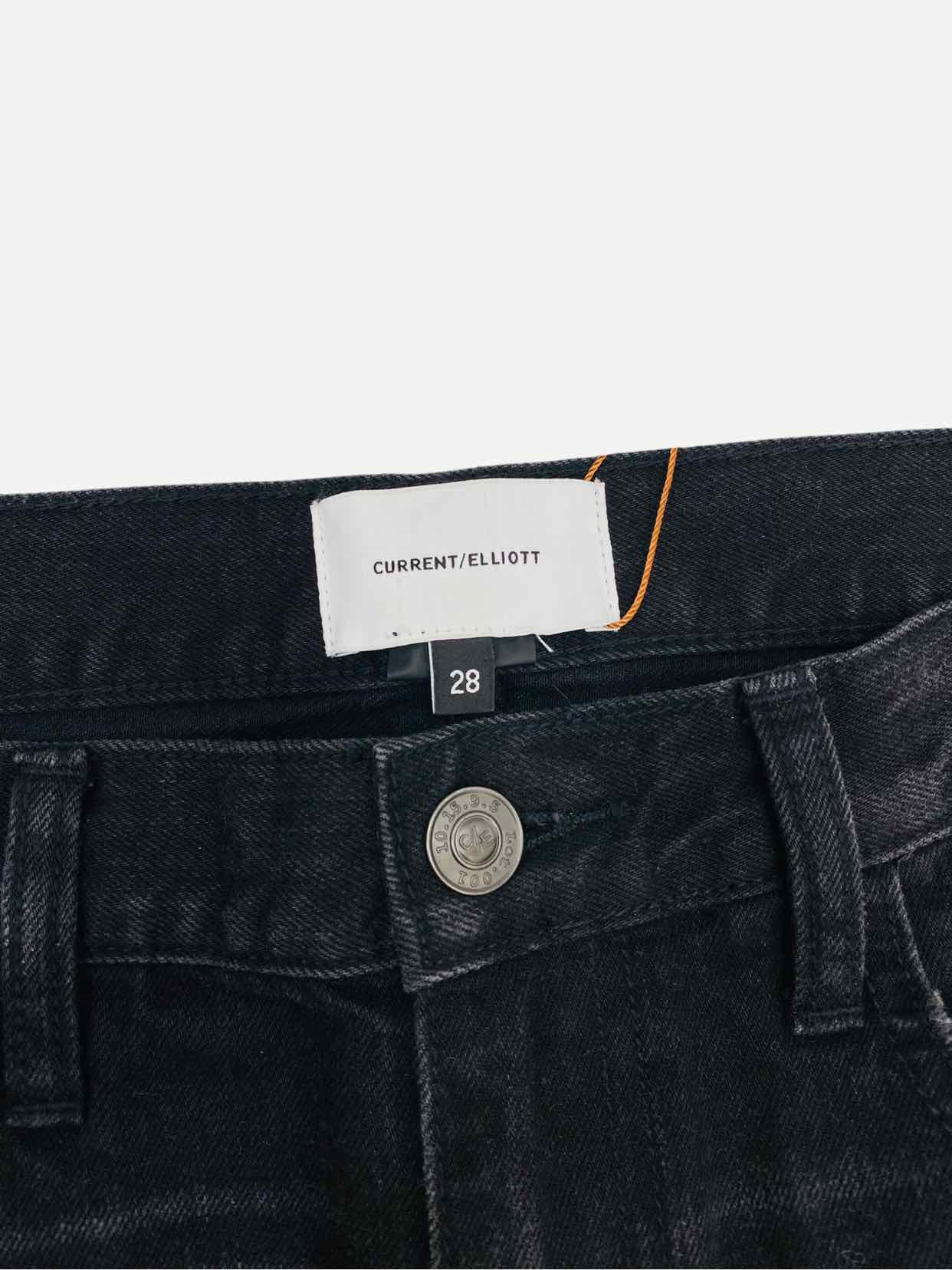 CURRENT ELLIOTT Black Boyfriend Jeans