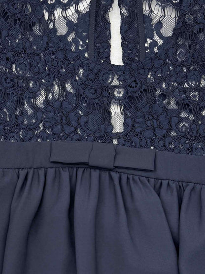 CLAUDIE PIERLOT Navy Blue Size US 0 Short Dress