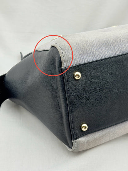 SEE BY CHLOE Paige Grey & Black Shoulder Bag