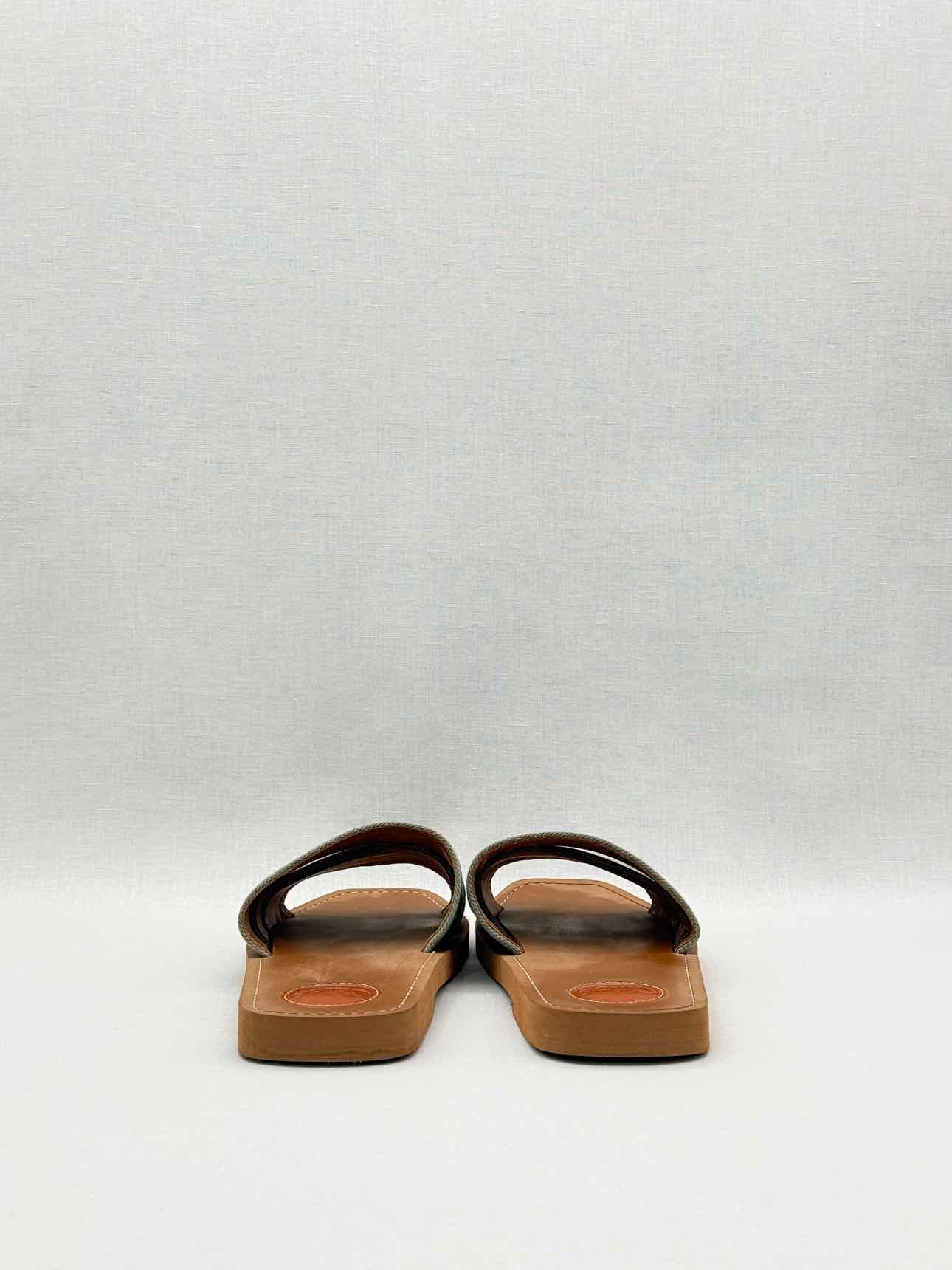 CHLOE Woody Green Logo Size EU 40 Sandals