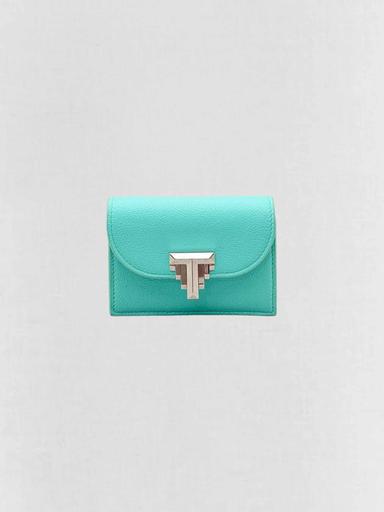 TIFFANY & CO T-Deco Tiffany Blue Card Case