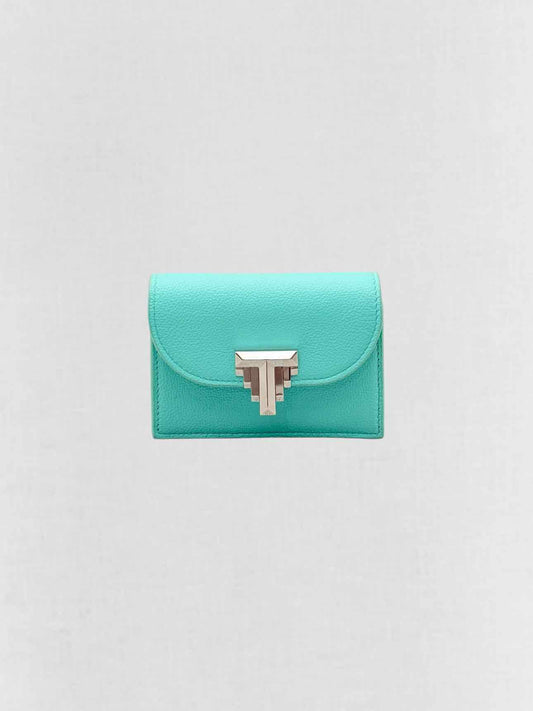 TIFFANY & CO T-Deco Tiffany Blue Card Case