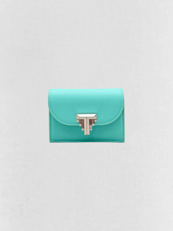 TIFFANY & CO T-Deco Tiffany Blue Card Case