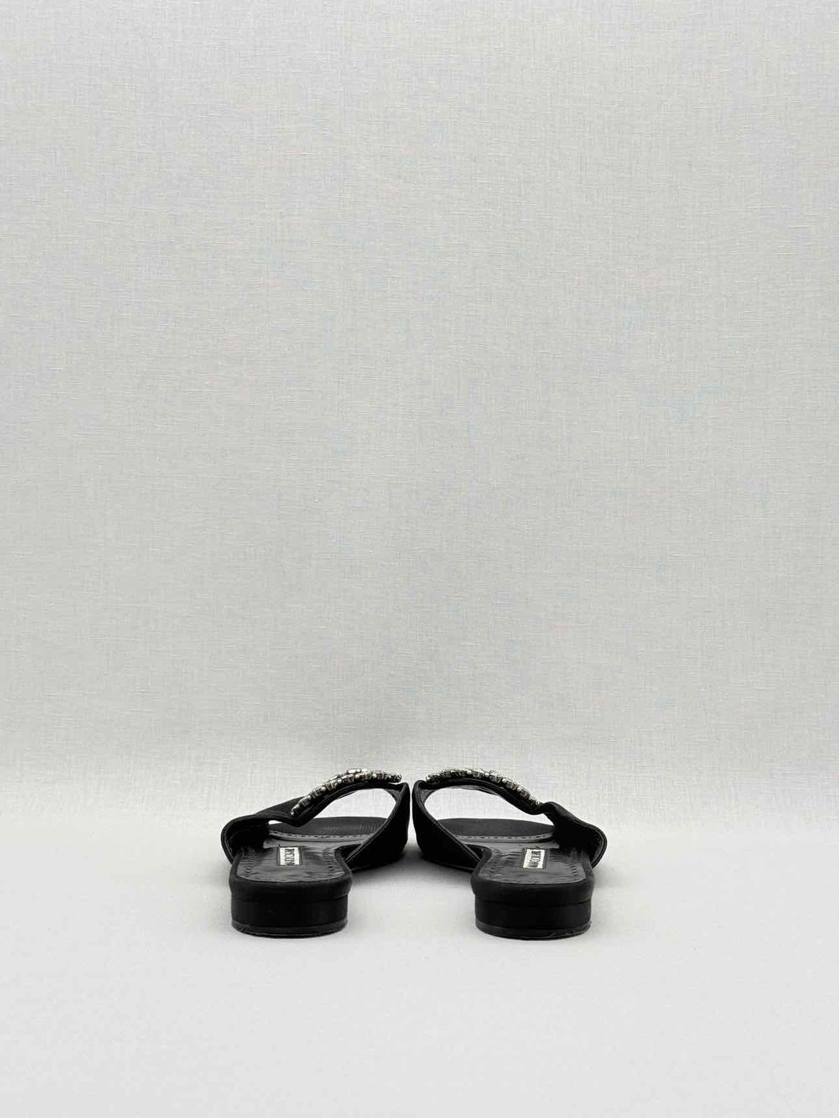 MANOLO BLAHNIK Pralina Black Size EU 35.5 Mules