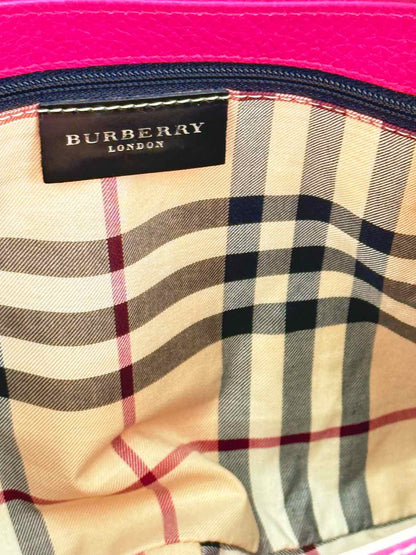 BURBERRY Stitched Pink Shoulder Bag