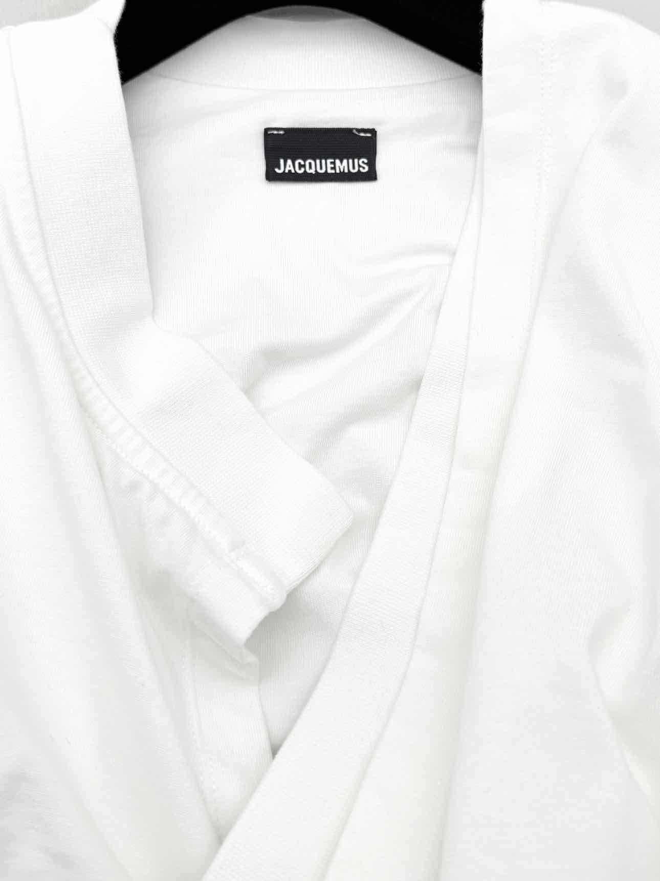 JACQUEMUS La Robe Bahia White Size Medium Short Dress