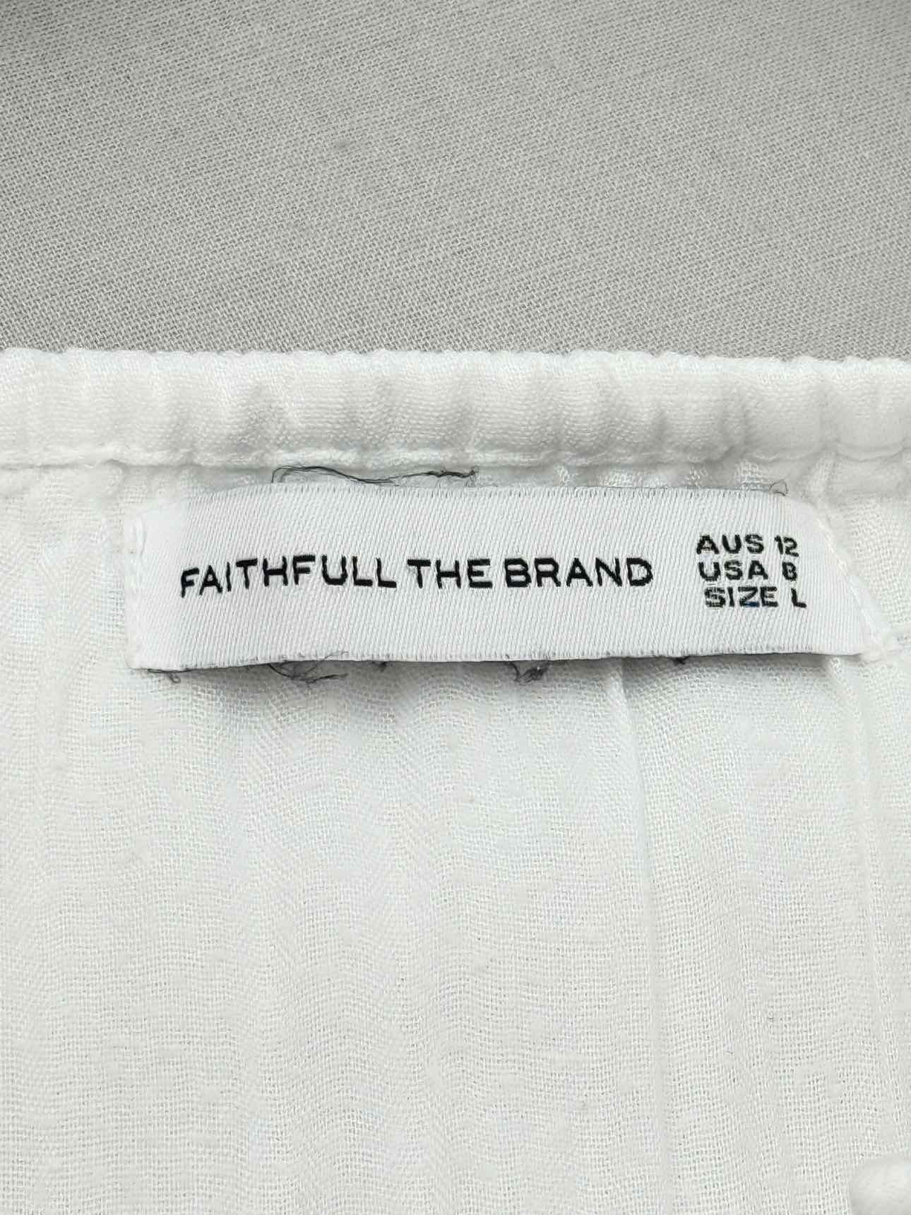 FAITHFULL THE BRAND Off-white Size US 8 Midi Dress