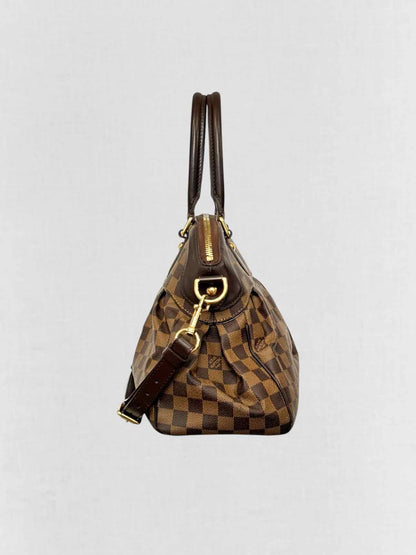 LOUIS VUITTON Trevi Brown Damier Ebene Top Handle