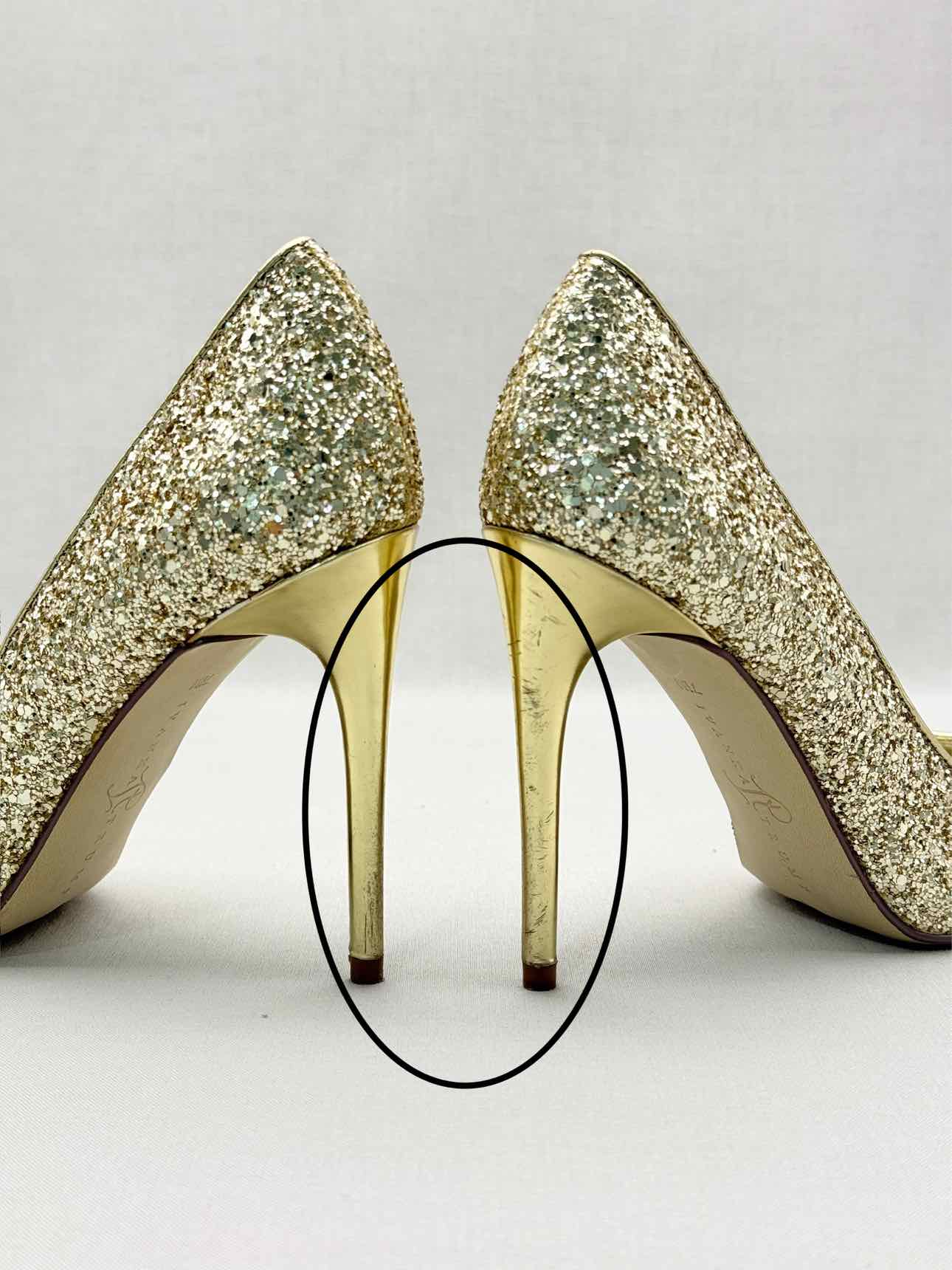 IVANKA TRUMP Carra Metallic Gold Size EU 37.5 Pumps