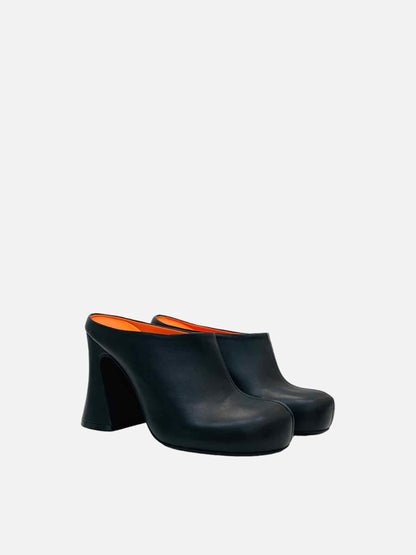 MARNI Block Heel Black Mules 40