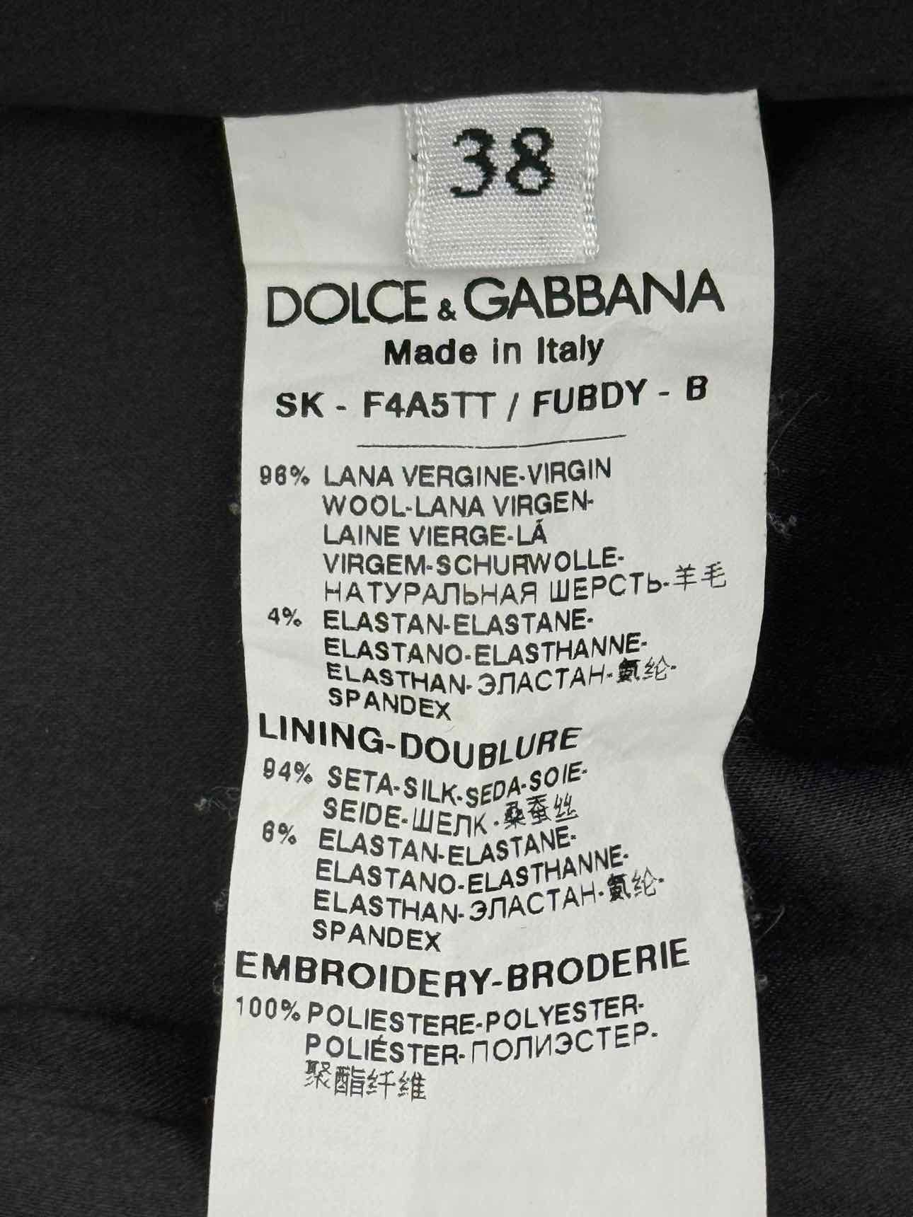 DOLCE & GABBANA Black Size US 2 Midi Skirt