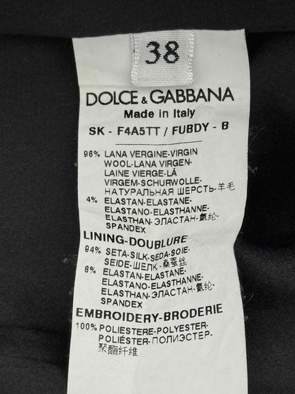 DOLCE & GABBANA Black Size US 2 Midi Skirt