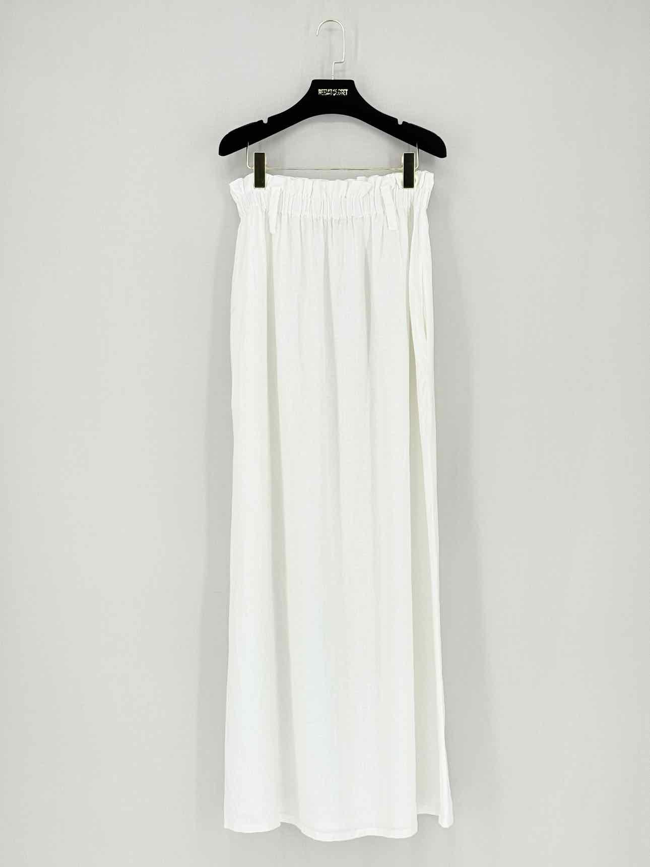 ADRIANA DEGREAS White Size Small/Medium Long Skirt