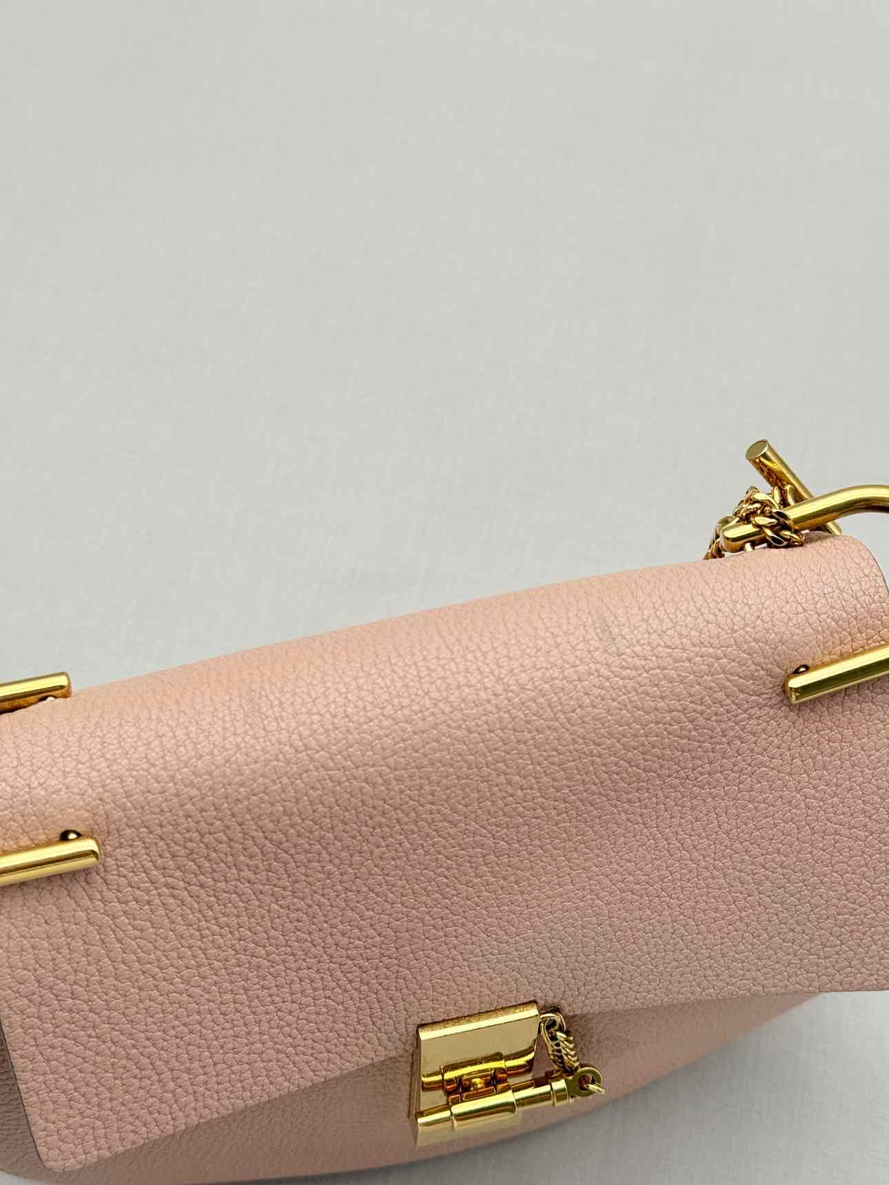 CHLOE Drew Peach Crossbody
