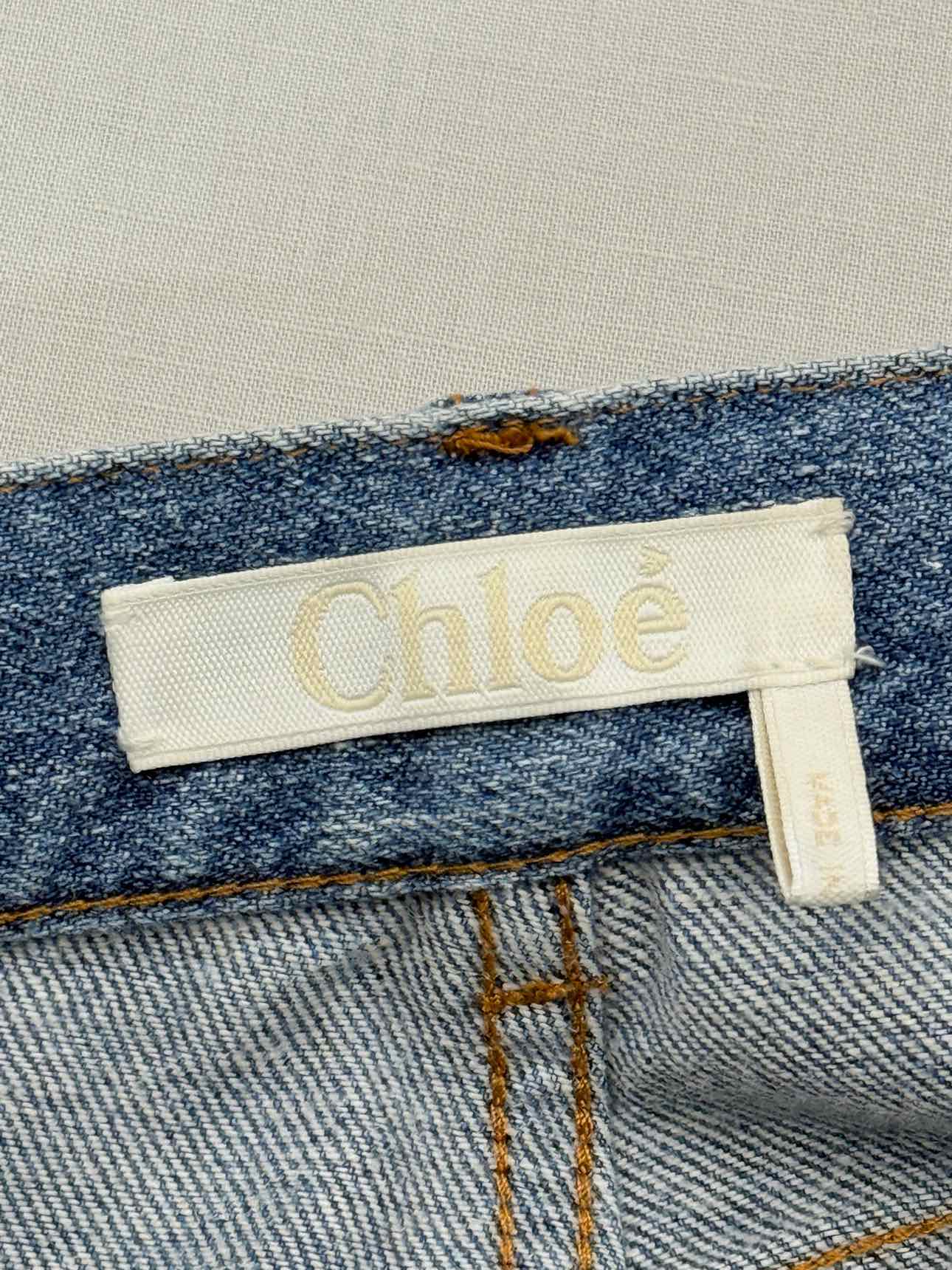 CHLOE Foggy Blue Size 28 Jeans