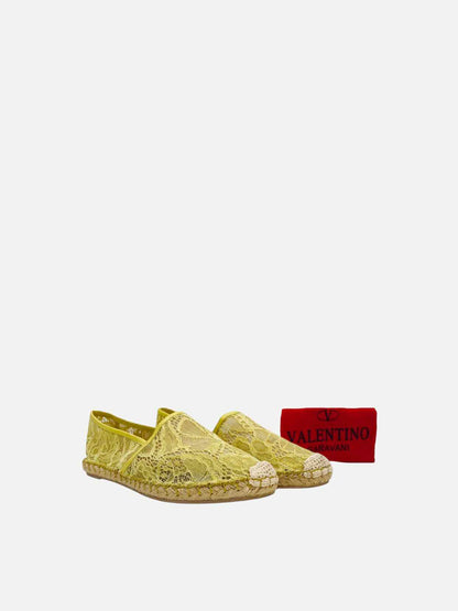 VALENTINO Espadrille Yellow Flats