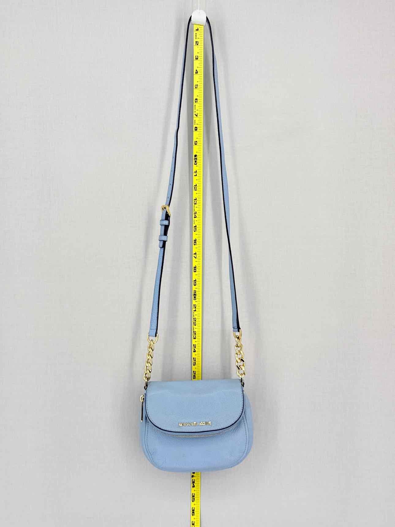 MICHAEL KORS Bedford Pale Blue Crossbody