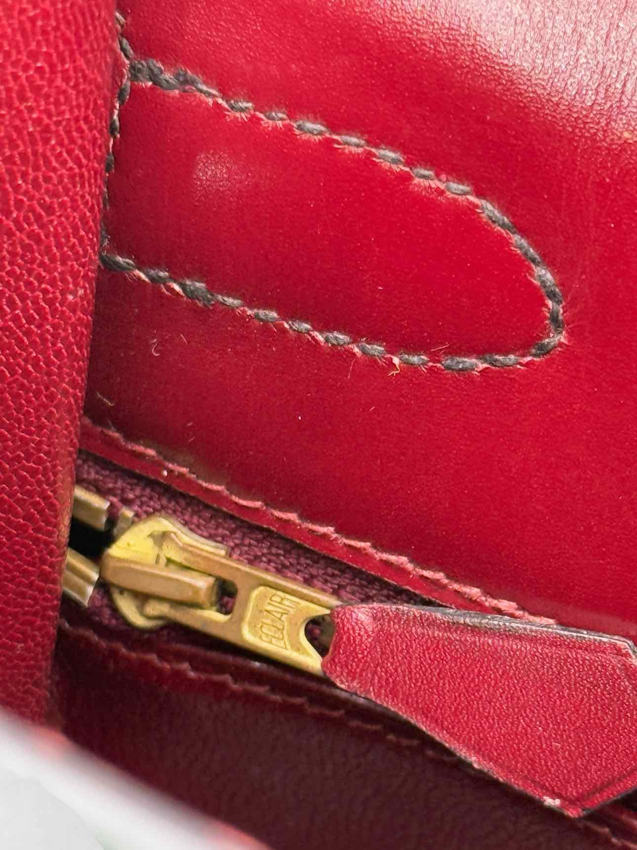 HERMES Vintage Tricolor Top Handle