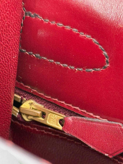 HERMES Vintage Tricolor Top Handle