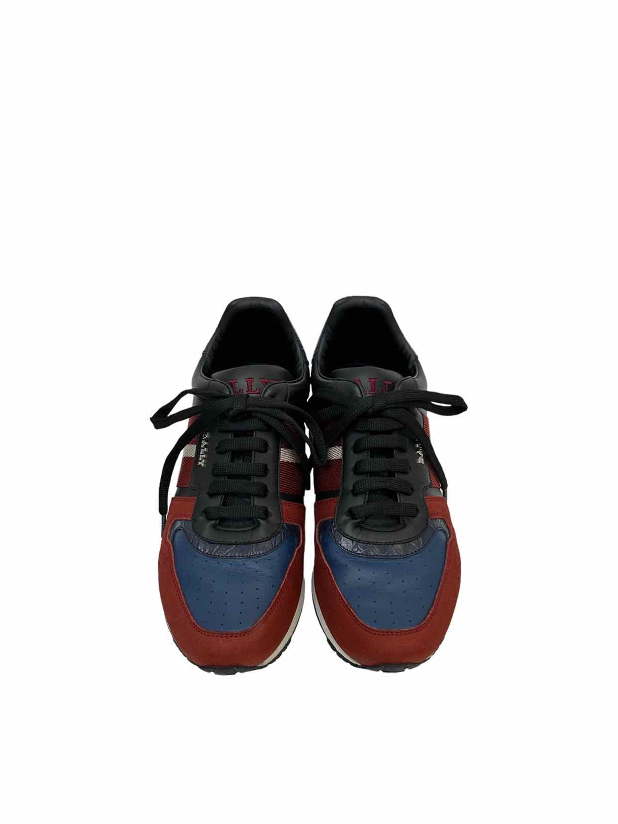 BALLY Arnold Burgundy, Blue & Black Size EU 38 Sneakers