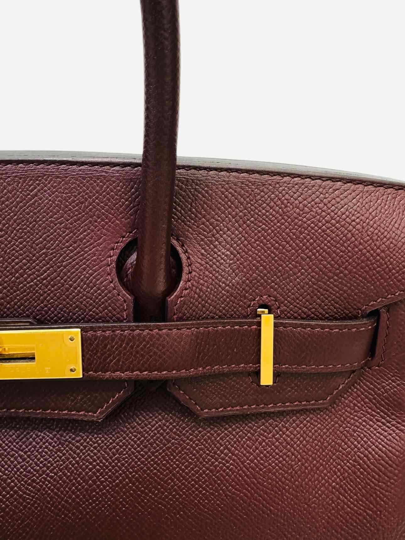 HERMES Birkin Bordeaux Top Handle