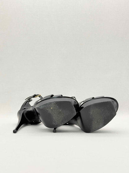 YSL Tribute Black Size EU 40 Platform Sandals