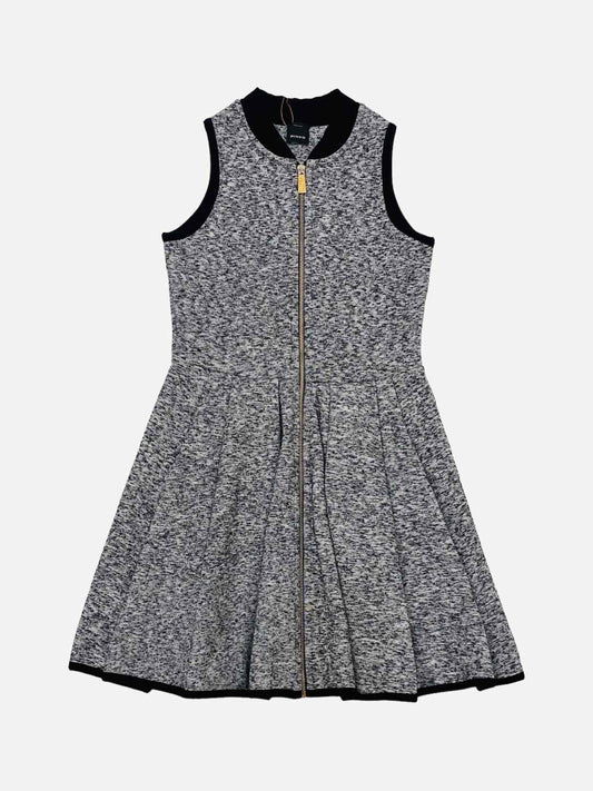 PINKO Sleeveless Black & Grey Mini Dress